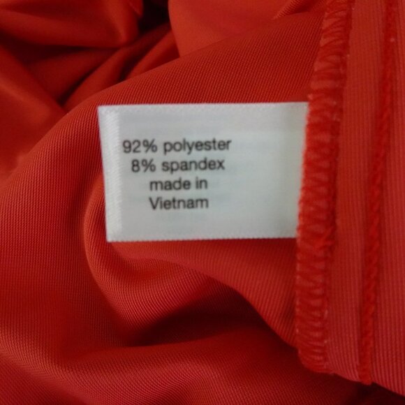 Lane Bryant Velour Pants Women's Plus Size 22 Red Flared Pull On Elastic Waist - Picture 8 of 9